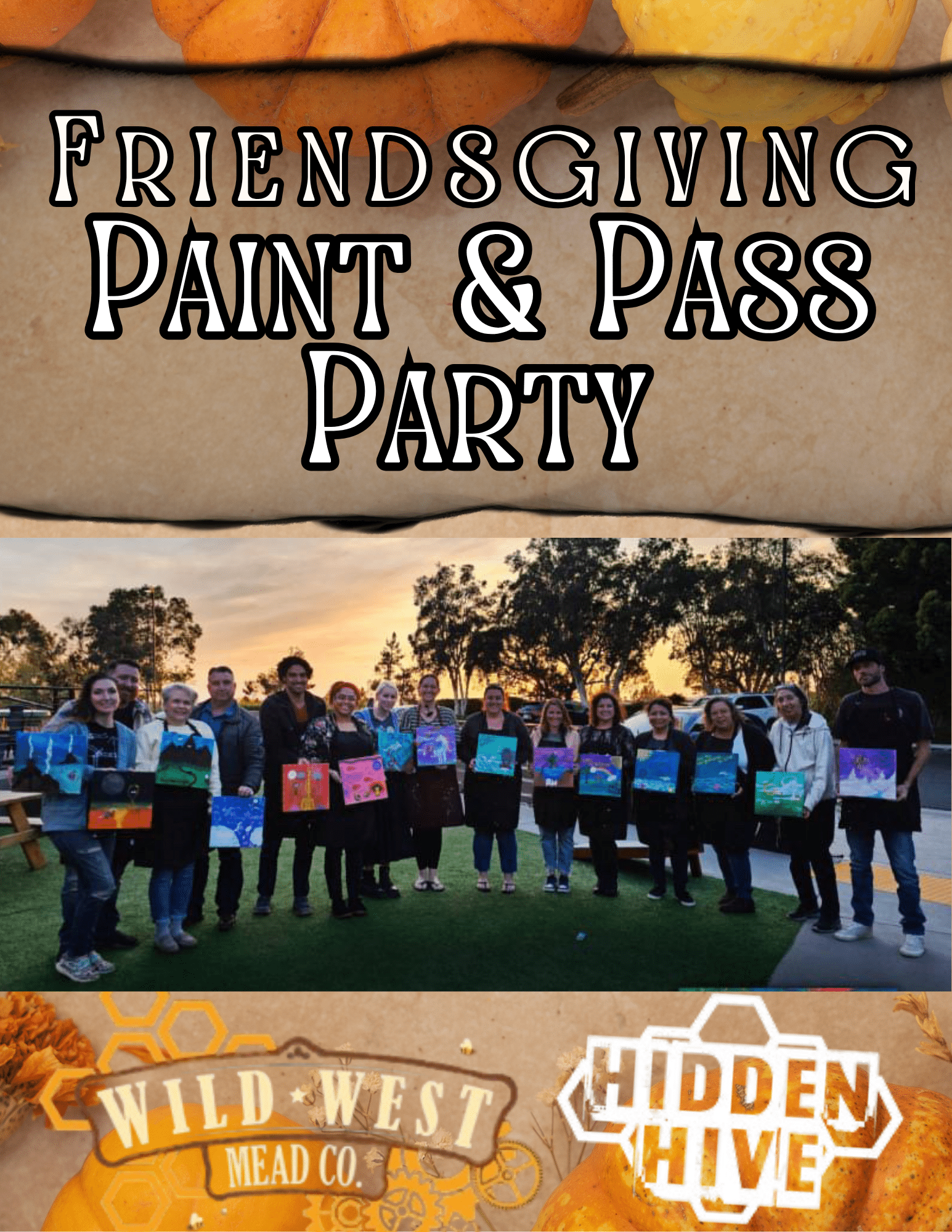 Friendsgiving Paint and Pass Party - NM