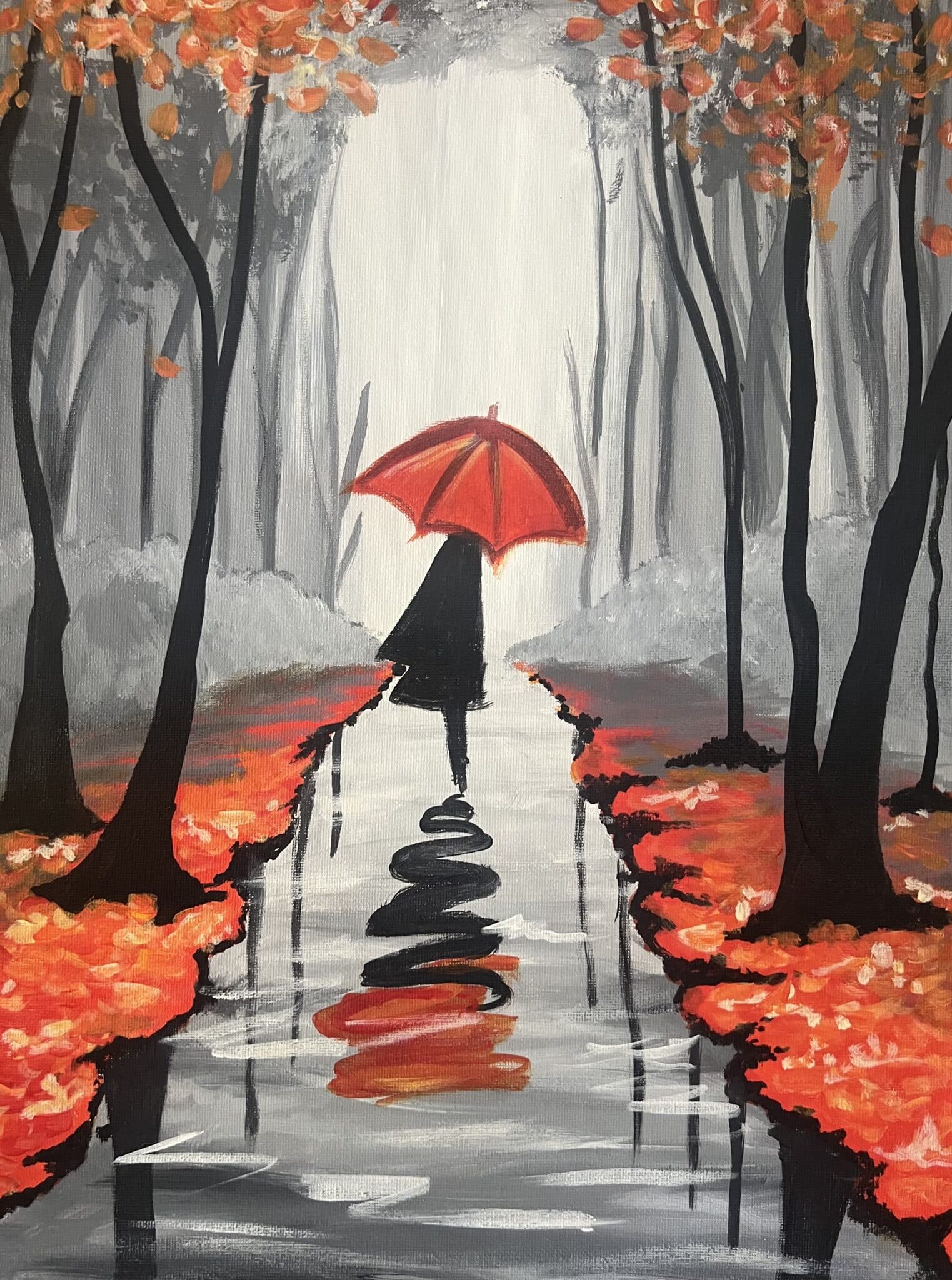 Rainy Autumn Stroll