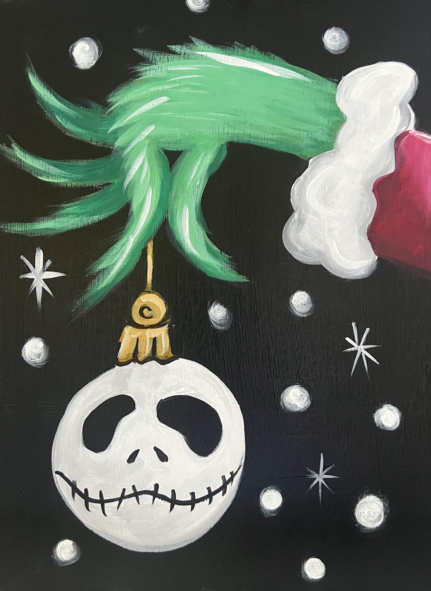 Holiday Paint and Sip – ” A Nightmare before Grinchmas” – San Diego