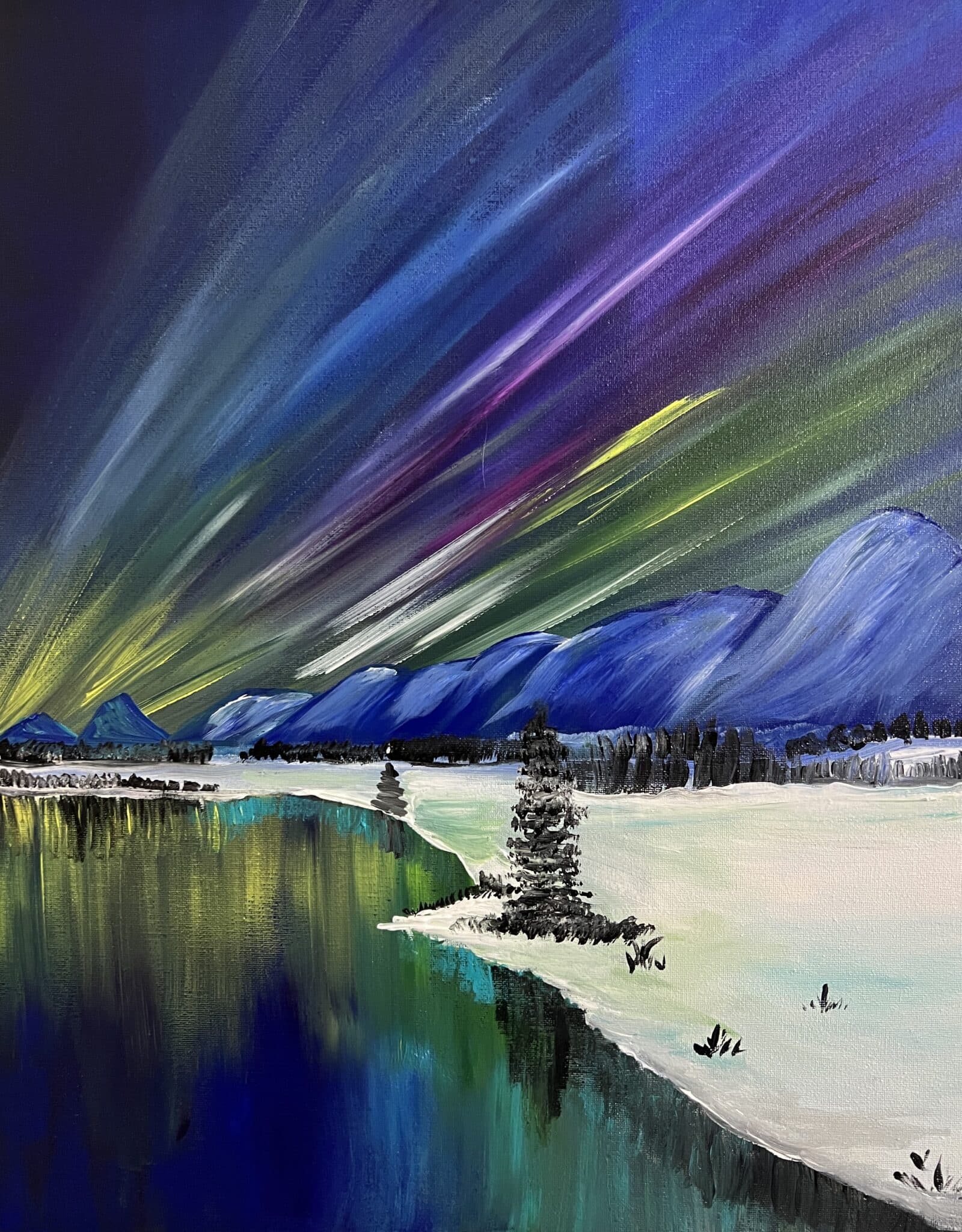 Northern Lights – Paint and Sip