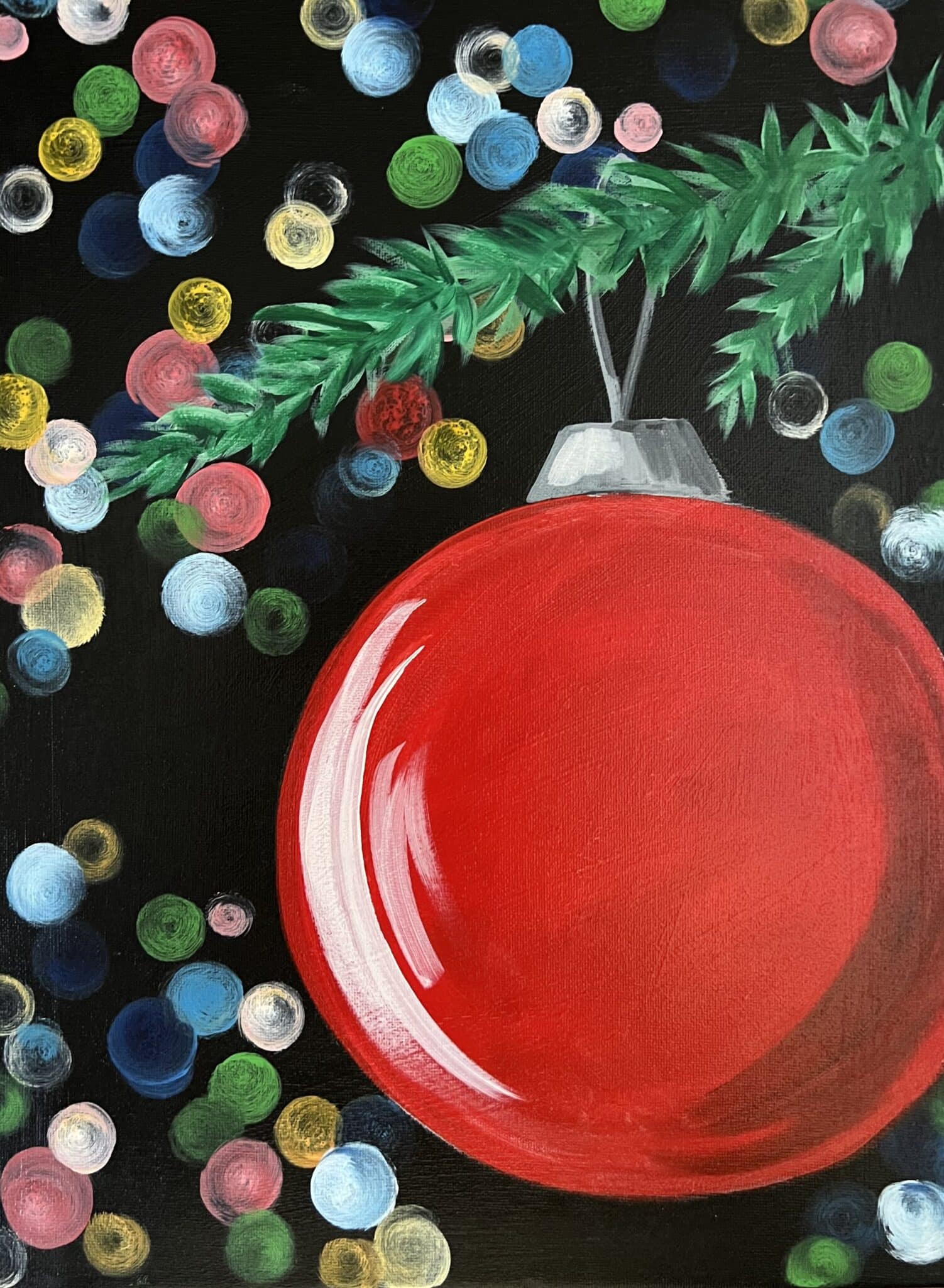 Holiday Glow – Paint and Sip – San Diego