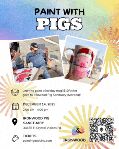 Paint with Pigs Fundraiser – Paint a Piggie Mug!