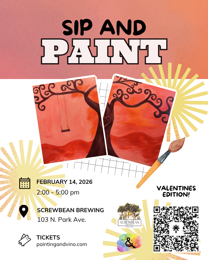 Immerse yourself in a world of creativity and fun at our paint and sip class. Whether you're on a date, with family or friends, or even as a couple, this indoor activity promises to be memorable. Let your artistic side shine as you paint away the stress of the day in a relaxed and social setting. Join us for a creative wine and paint experience like no other!