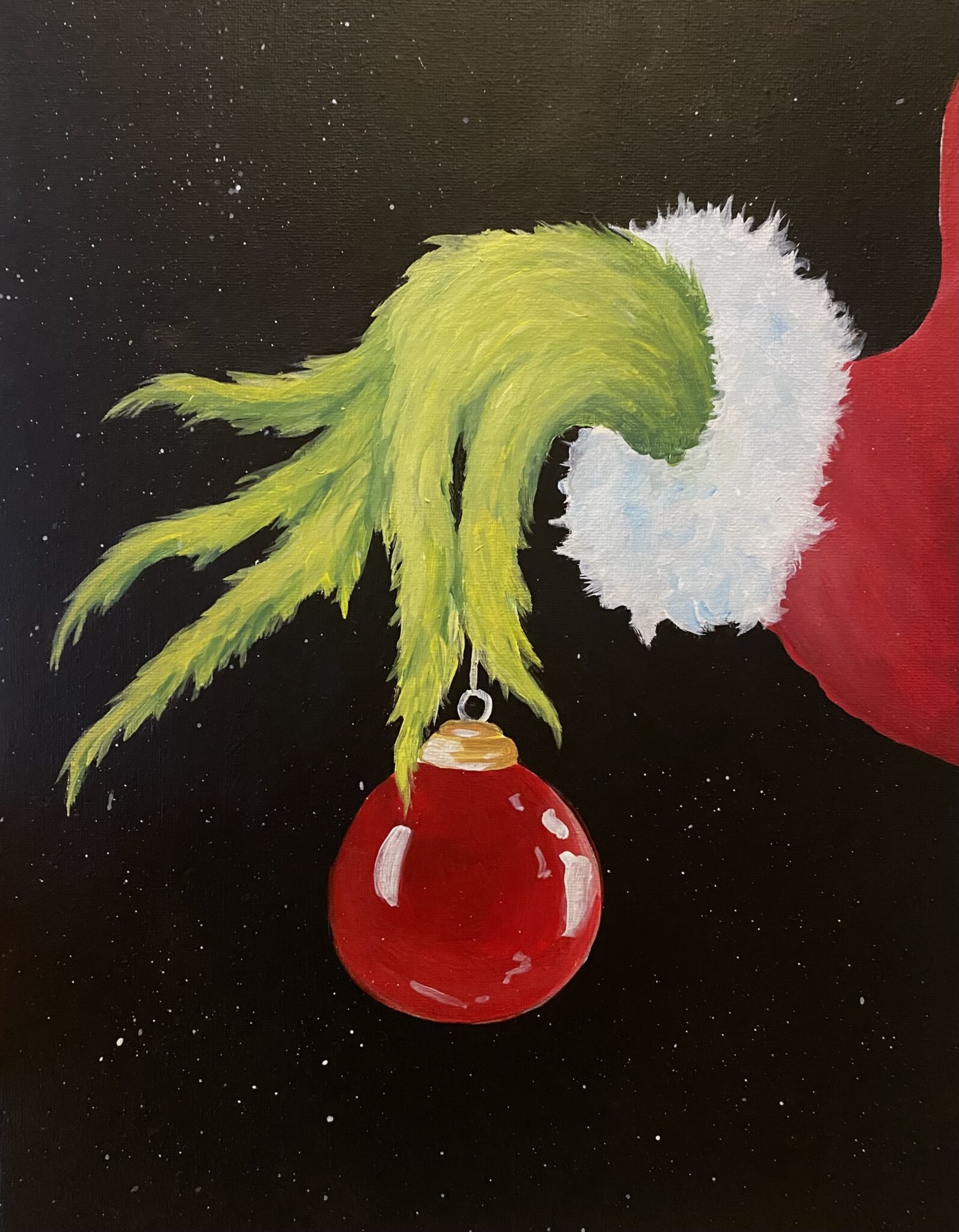 Grinchmas Paint and Sip- drink included