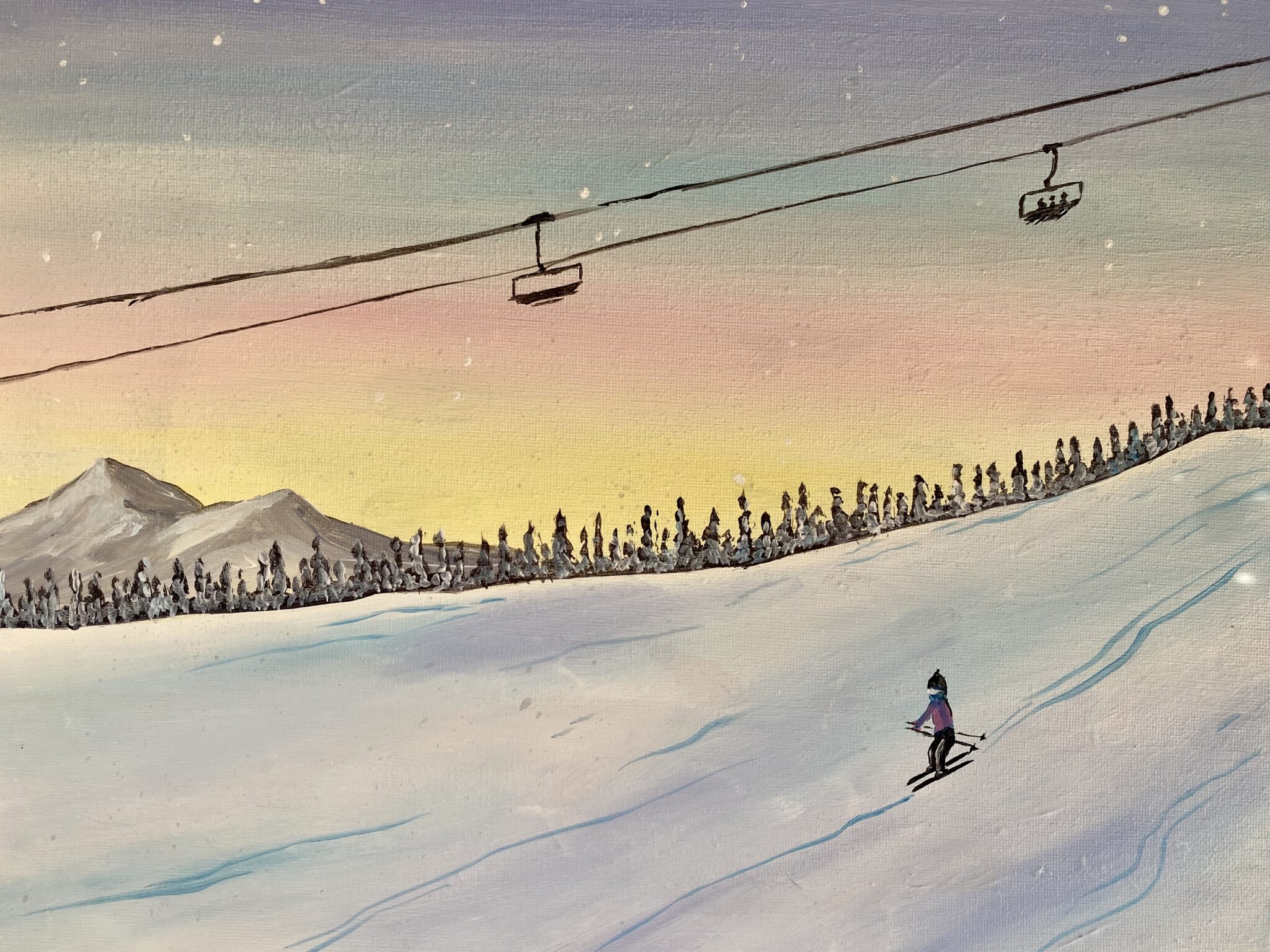 Skii Season Paint and Sip