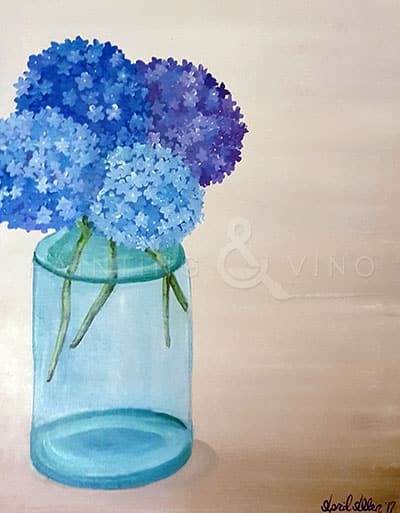 “Flowers for Mom” Paint & Sip: Pinstripes San Mateo