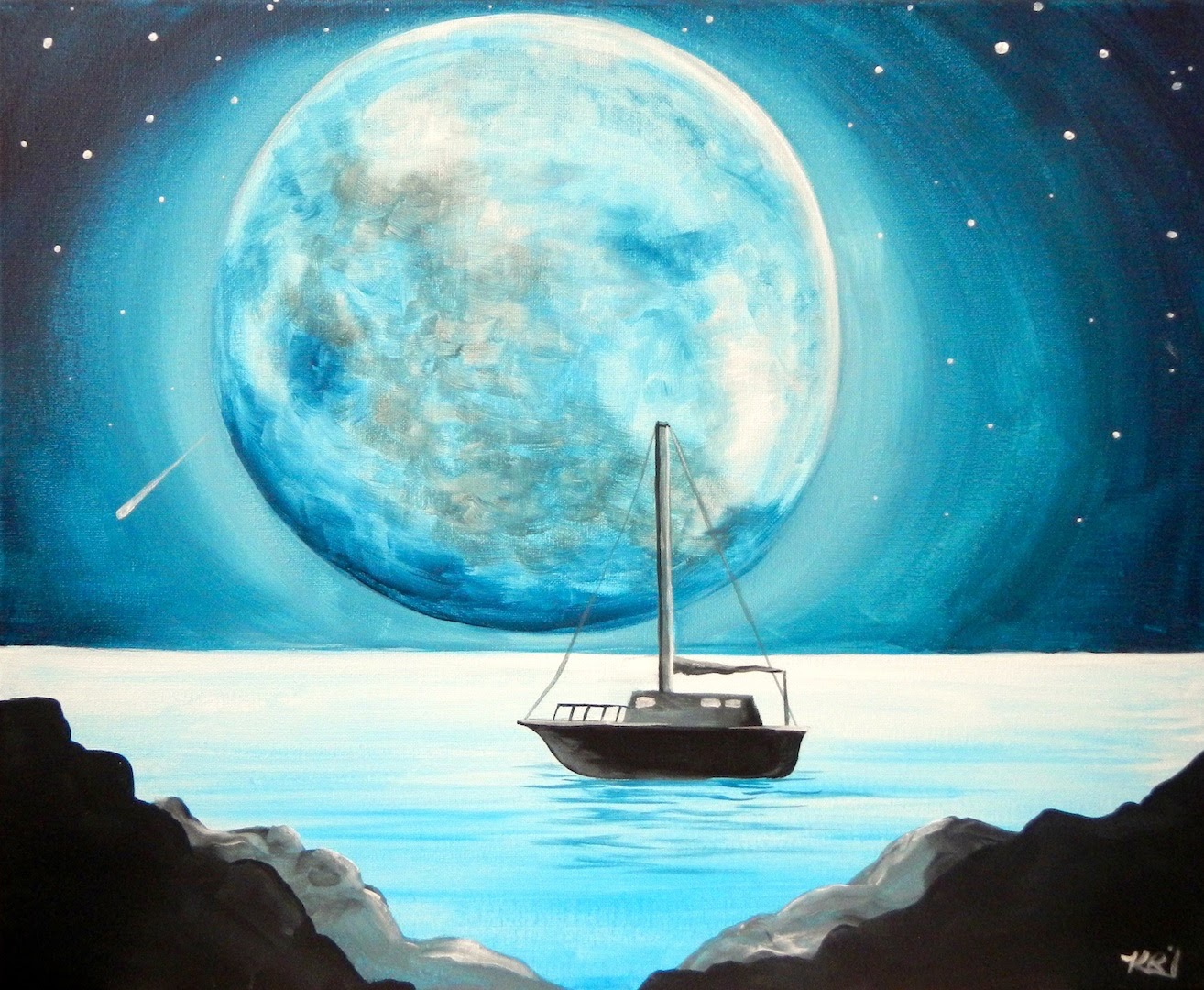 “Midnight Sail” Paint and Sip: Humble Sea Alameda