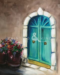 “Las Puertas Azules” Paint and Sip: Out of the Barrel Campbell