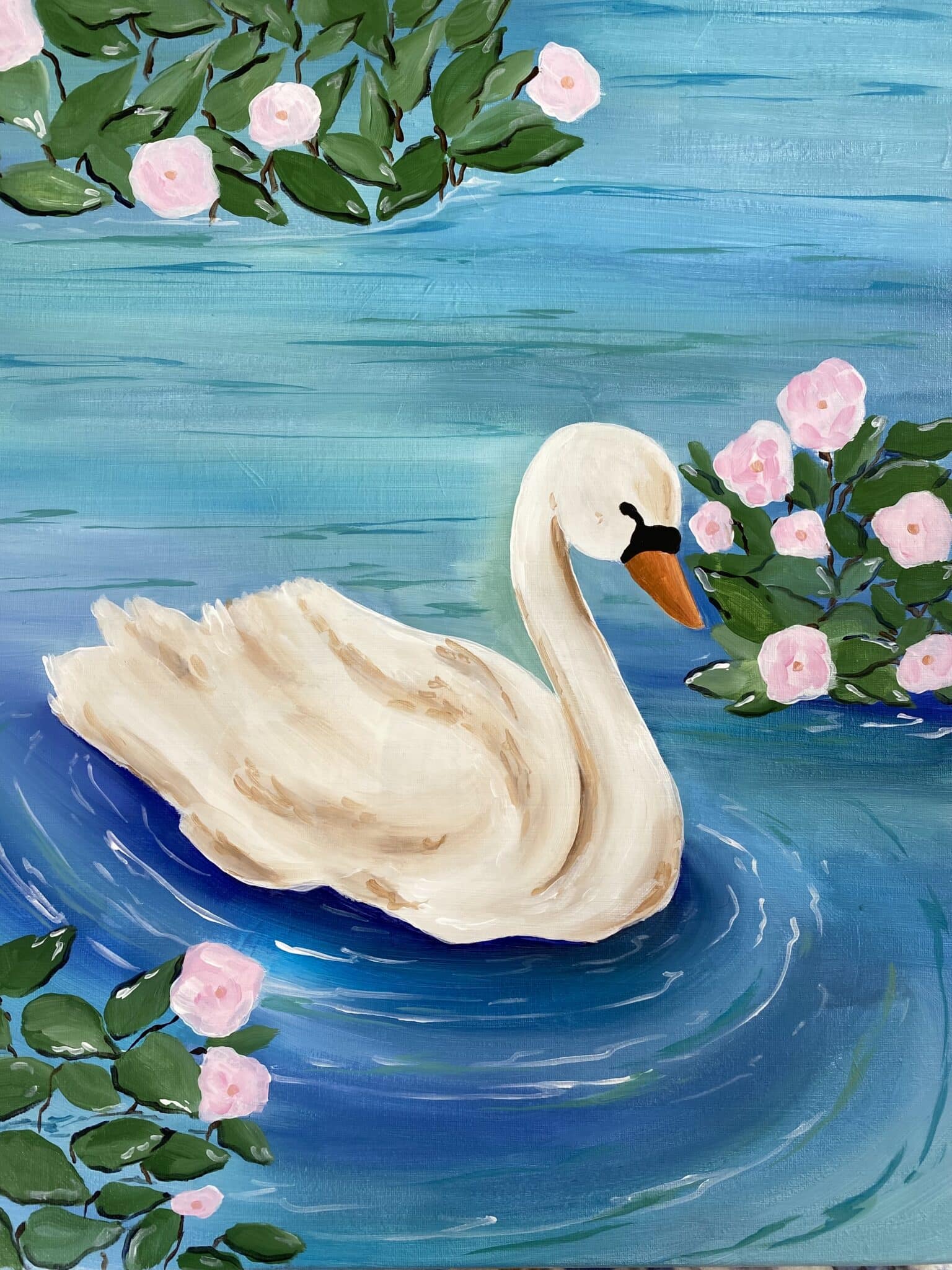 Swan Lake Paint and Sip
