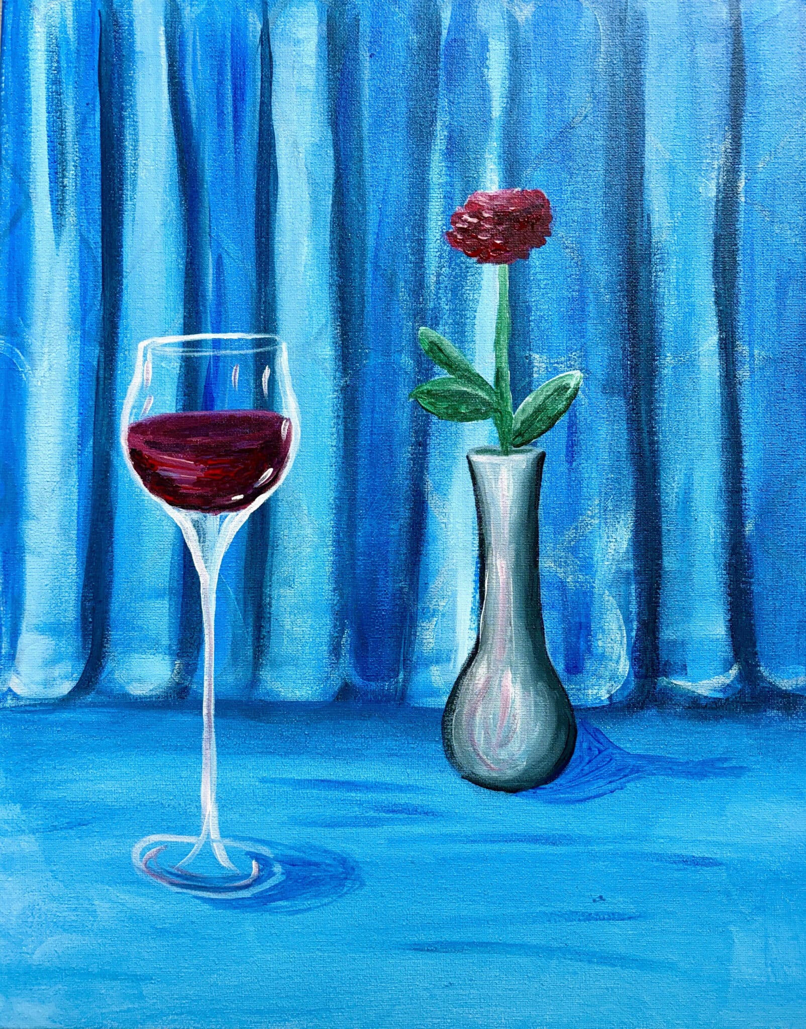 Rosie Wine- Sip and Paint Event – Vista