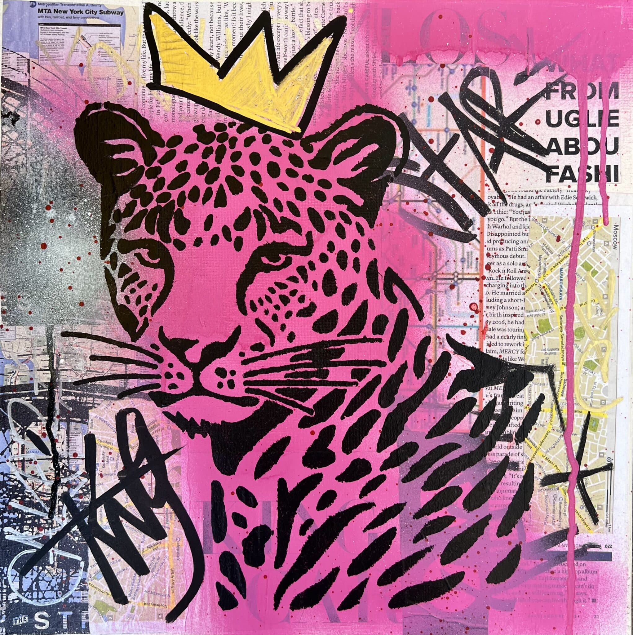 Urban Street Art Leopard
