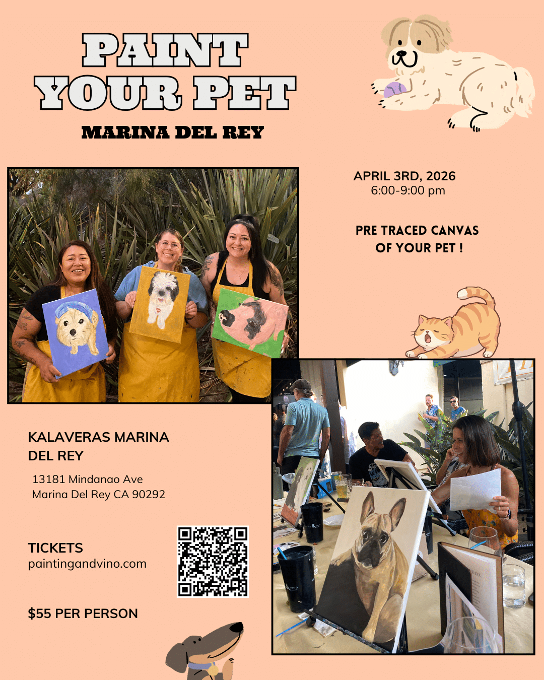 kalaveras April pet your pet