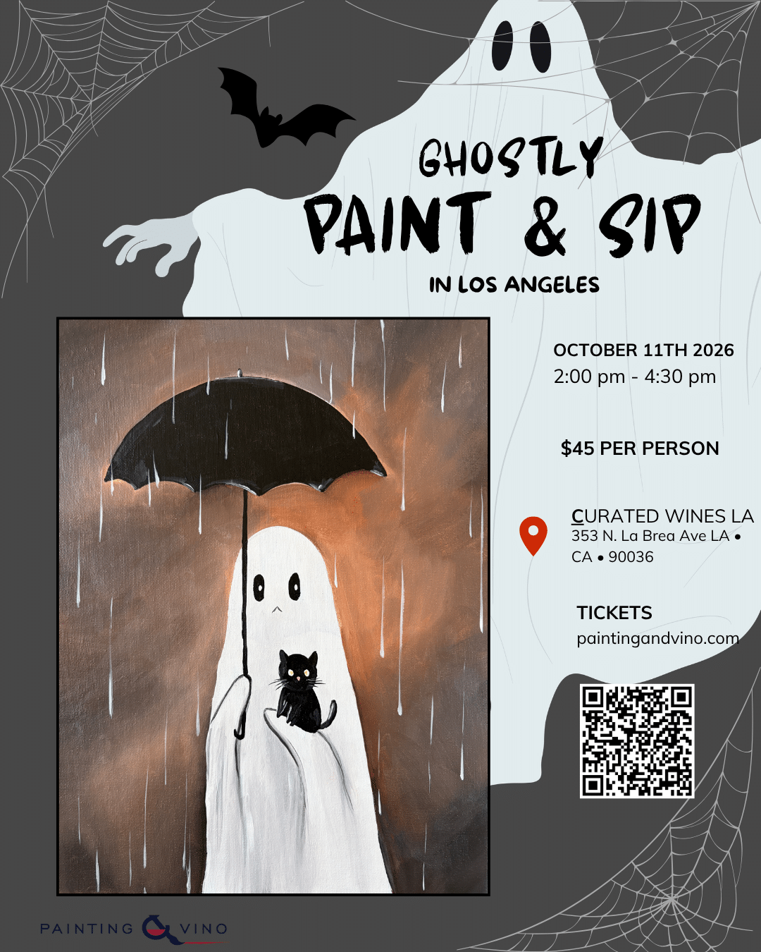 Ghostly Friends Paint and Sip in LA
