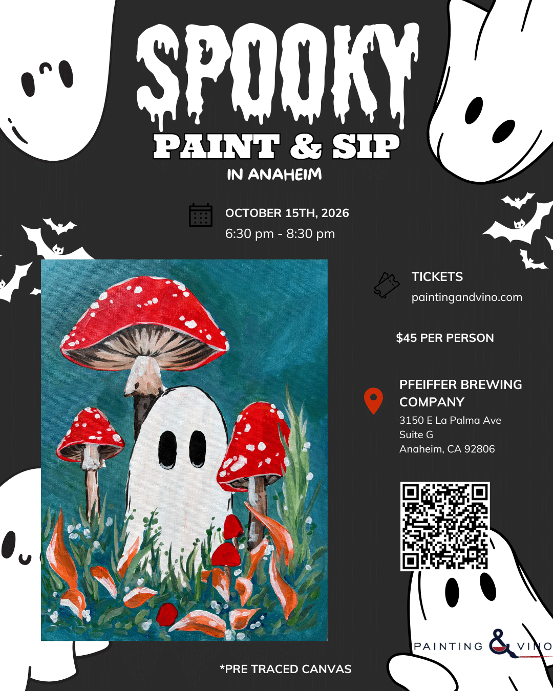 Ghostly Gardens Paint and Sip