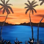 Island Sunset paint and sip painting event with Painting and Vino Sacramento Island Sunset paint and sip painting event with Painting and Vino Sacramento