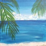 Palm Tree Beach paint and sip painting event with Painting and Vino Sacramento Palm Tree Beach paint and sip painting event with Painting and Vino Sacramento
