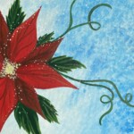 Holidays are upon us, join in the celebrations with this beautiful Poinsettia painting event! Poinsettia