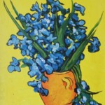 Van Gogh's Irises paint and sip painting event with Painting and Vino Sacramento Van Gogh's Irises paint and sip painting event with Painting and Vino Sacramento