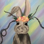 Spring Bunny Paint and sip painting event with Painting and Vino Sacramento Spring Bunny Paint and sip painting event with Painting and Vino Sacramento