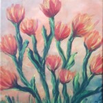Sip and Paint "Red Flowers" Red Flowers