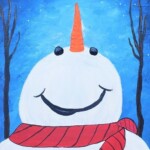 Happy Snowman paint and sip painting with Painting and Vino Sacramento. Happy Snowman paint and sip painting with Painting and Vino Sacramento.